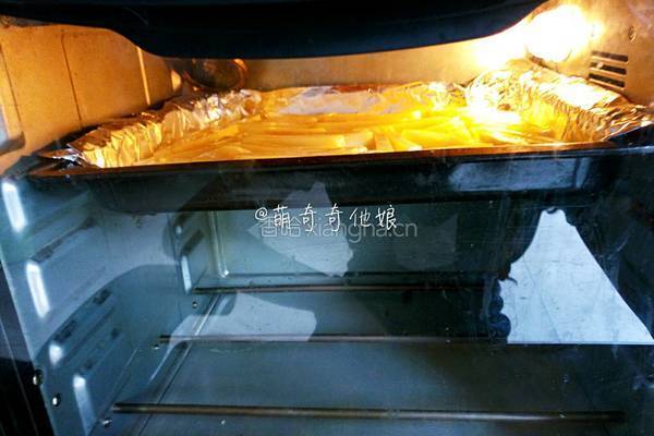 自制薯条少油烤箱版的做法图解8