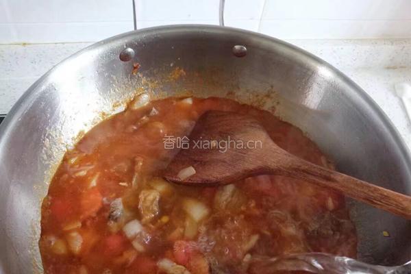 番茄牛腩饭的做法图解8