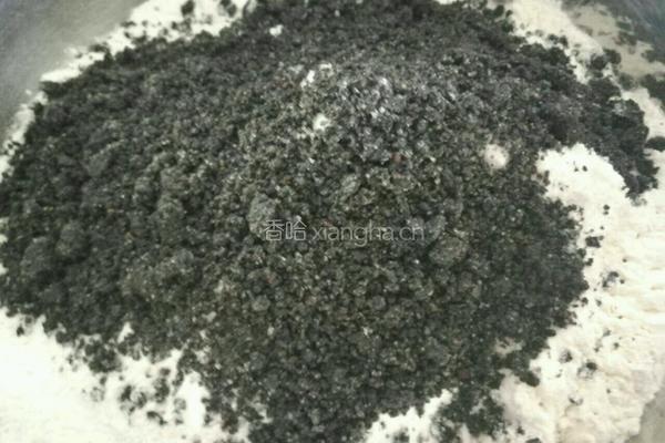 奶香黑芝麻馒头的做法图解5