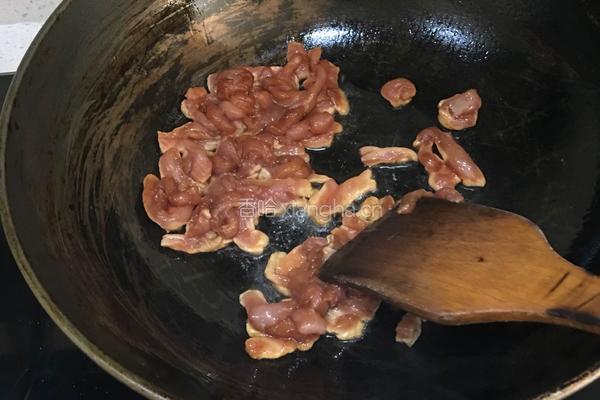 山药炒肉丝的做法图解6