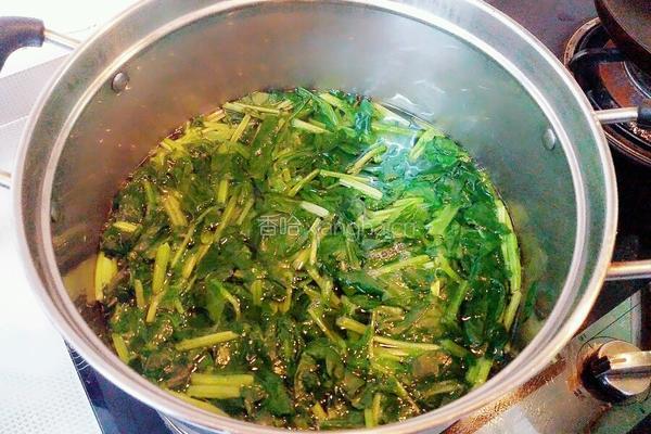 香菇菠菜墩的做法图解2