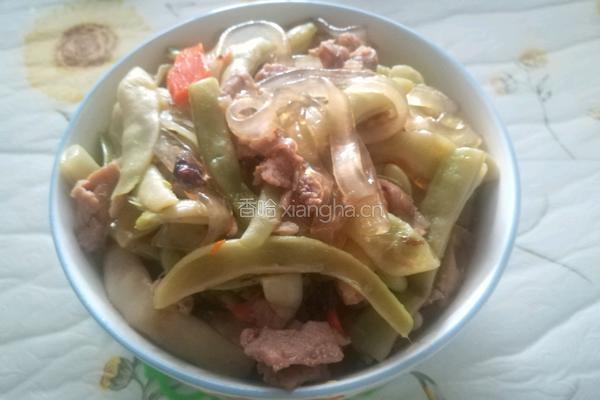 家常炖豆角的做法图解1