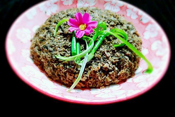 梅菜蒸肉饼的做法图解8