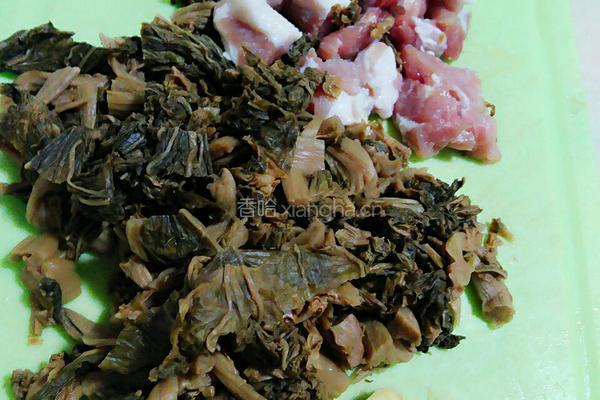 梅菜蒸肉饼的做法图解2