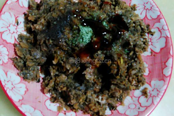 梅菜蒸肉饼的做法图解4