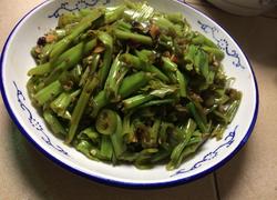 青椒炒通菜梗