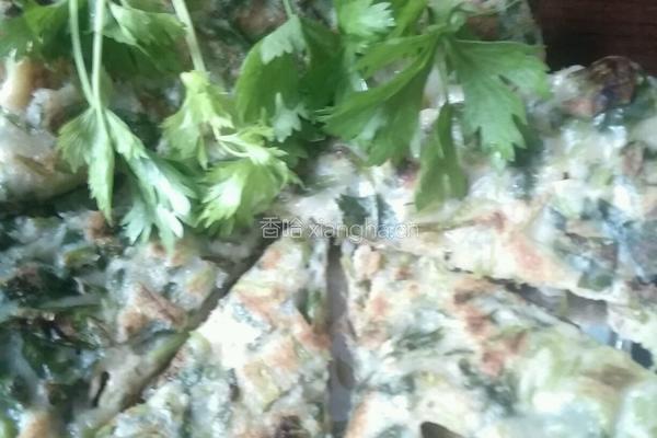 小芹菜软面汁油饼的做法图解5