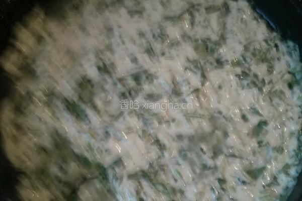 小芹菜软面汁油饼的做法图解3