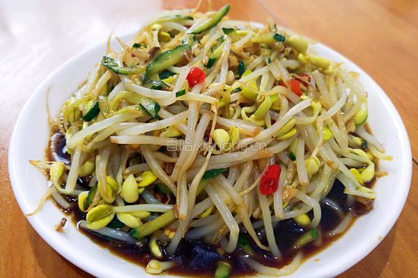 凉拌酸辣黄豆芽的做法图解6