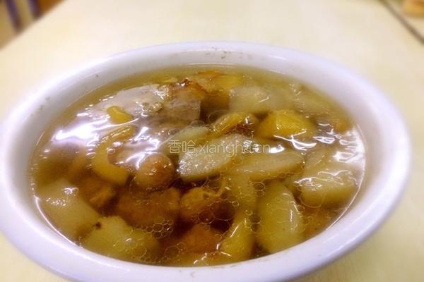 双果雪梨清肺汤的做法图解8