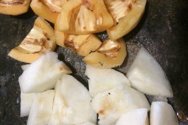 双果雪梨清肺汤的做法图解4