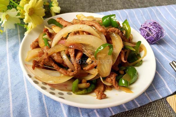 洋葱炒牛肉丝的做法图解9