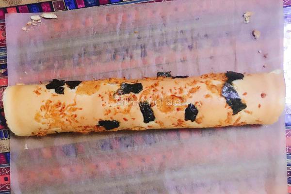牛肉松蛋糕卷的做法图解22
