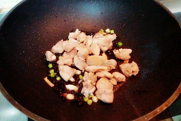 豆豉炒鸡腿肉的做法图解8