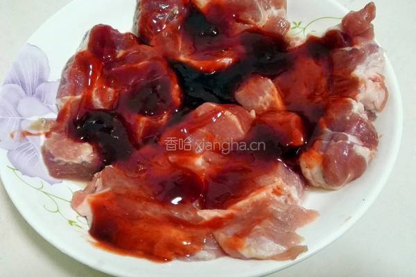 梅花肉叉烧的做法图解2