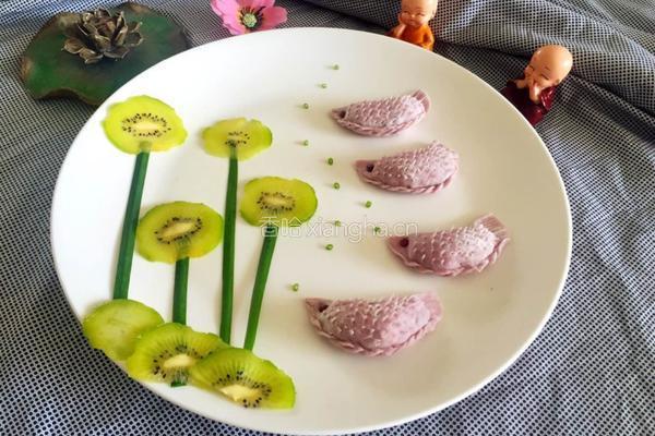 蔬汁金鱼饺子（韭菜馅）的做法图解26