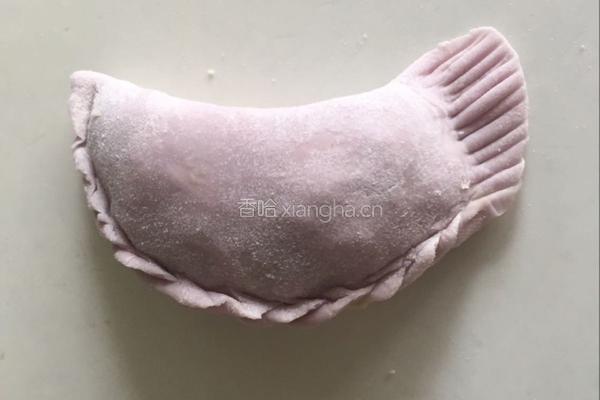 蔬汁金鱼饺子（韭菜馅）的做法图解23