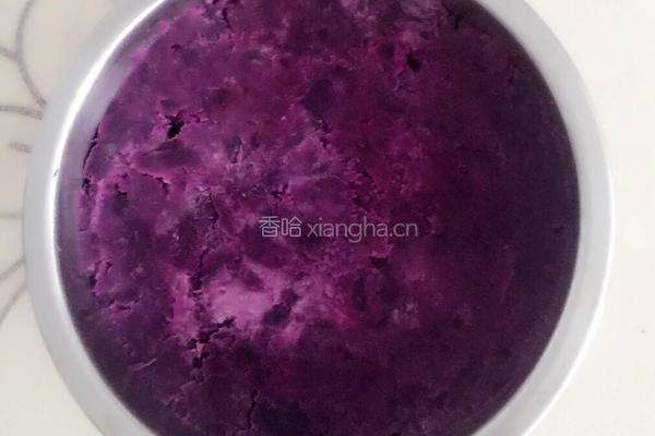 酸奶紫薯泥的做法图解3