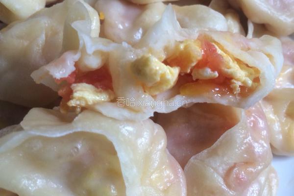 西红柿鸡蛋饺子