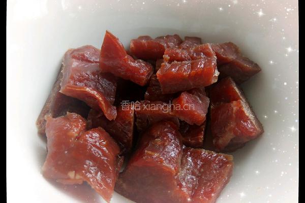 腊肉煎饼的做法图解1