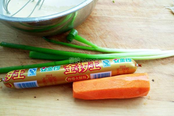 宝宝什锦鸡蛋煎饼的做法图解4