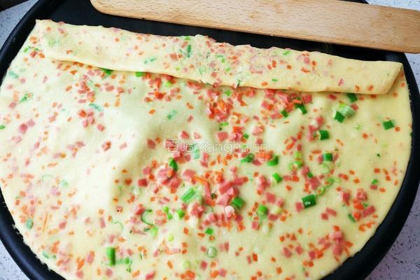 宝宝什锦鸡蛋煎饼的做法图解10