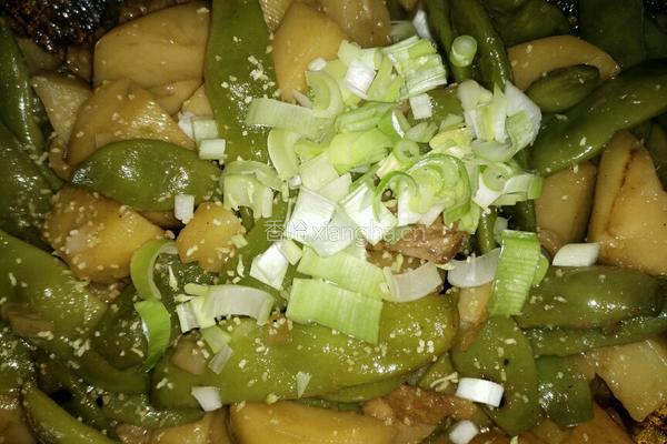 肉炖豆角土豆的做法图解6