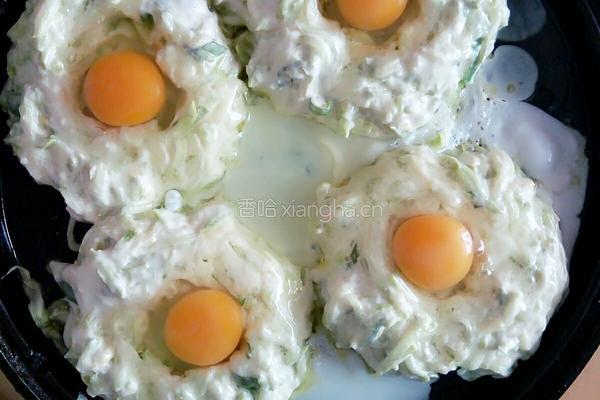 鸡蛋西葫芦饼的做法图解4