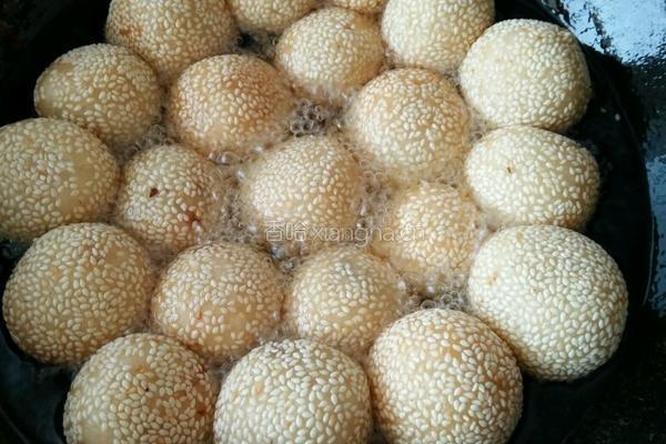 红豆沙馅麻球的做法图解8
