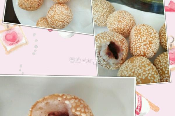 红豆沙馅麻球的做法图解9