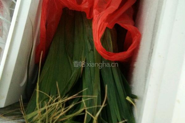 豇豆红枣粽子的做法图解4