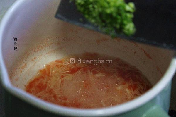 番茄芦笋虾仁面（宝宝辅食）的做法图解8