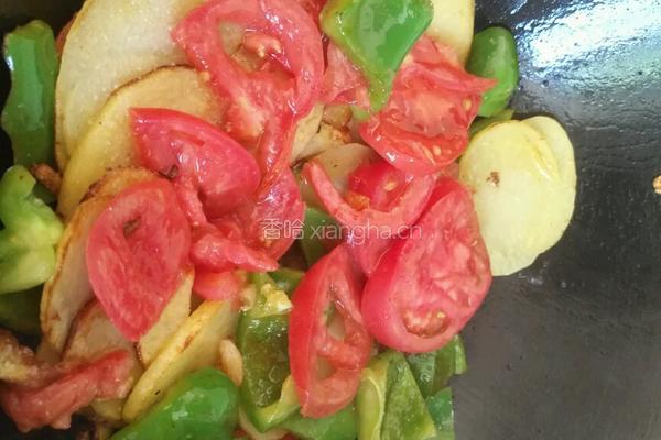 菜椒土豆片的做法图解5