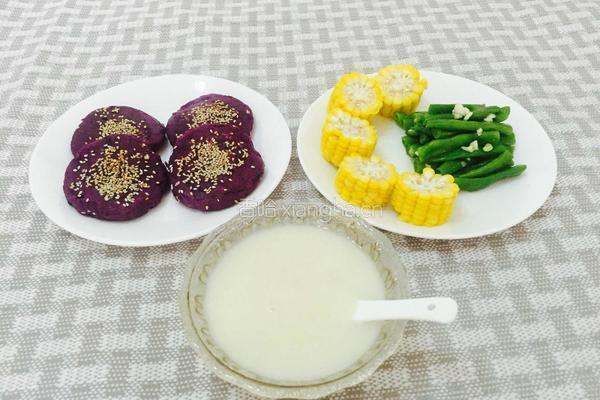 芝香紫薯饼的做法图解16
