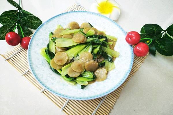 豆饼炒青菜的做法图解12