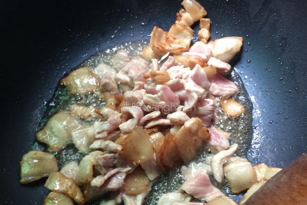 茄子炒肉的做法图解4