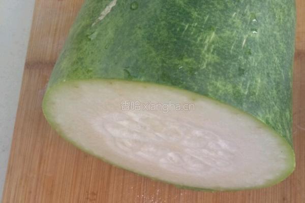 酱烧冬瓜豆腐的做法图解1