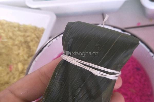 八色彩虹粽子的做法图解9