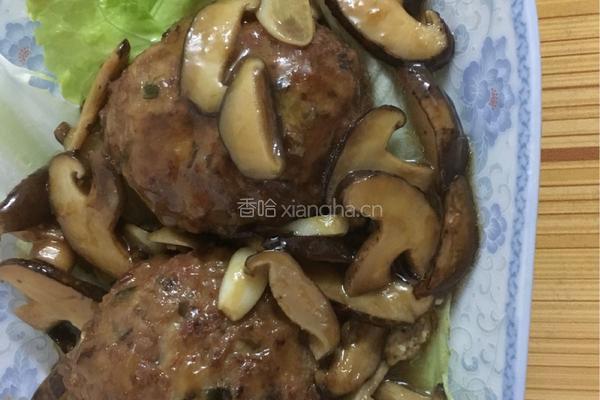 家常红烧狮子头的做法图解3
