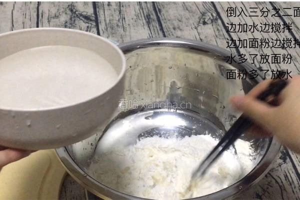 香葱猪肉水饺/锅贴的做法图解2