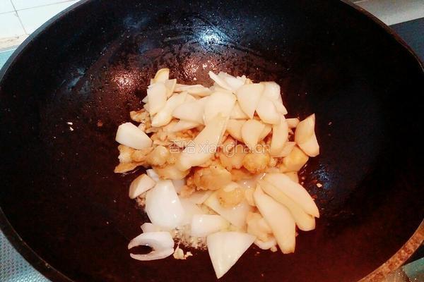 黑椒鸡片杏鲍菇的做法图解9