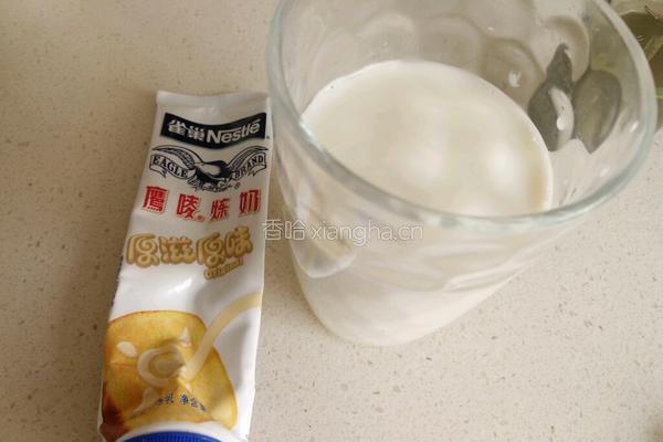 抹茶牛奶的做法图解4
