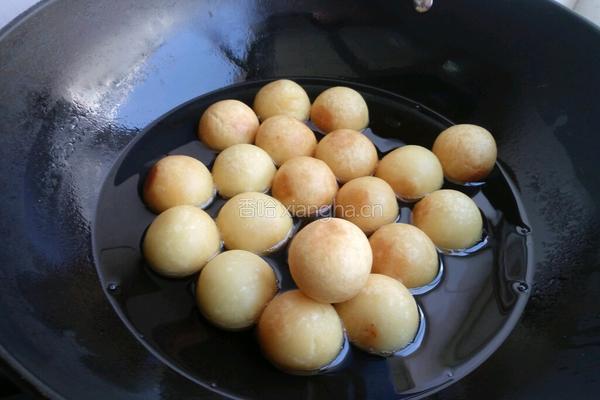 芝心红薯球的做法图解10