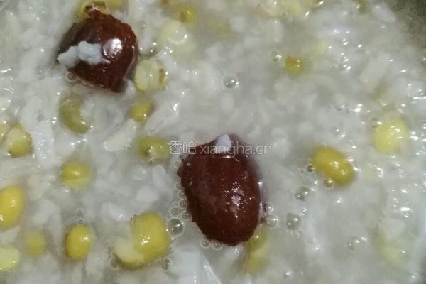 绿豆红枣粥