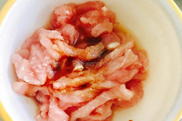 芹菜肉丝炒黄豆腐的做法图解4