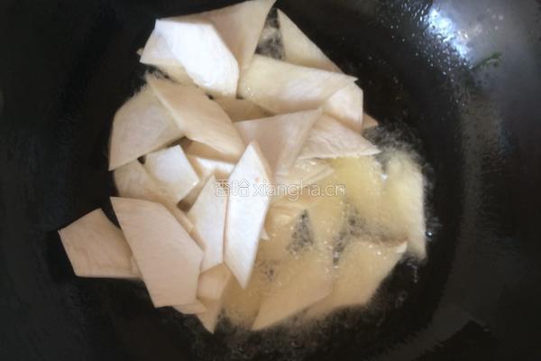 肉炒杏鲍菇的做法图解3