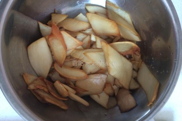 肉炒杏鲍菇的做法图解4