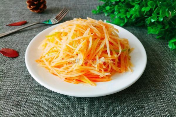 红油土豆丝的做法图解1