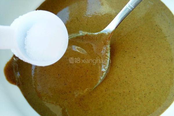 麻酱菠菜墩的做法图解1