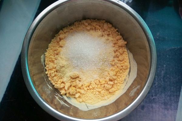 奶香玉米饼的做法图解3